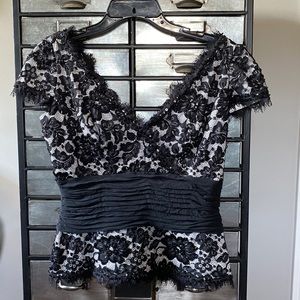 Tadashi Sequin Top